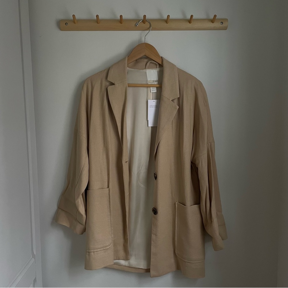 H&M Beige Blazer Jacket